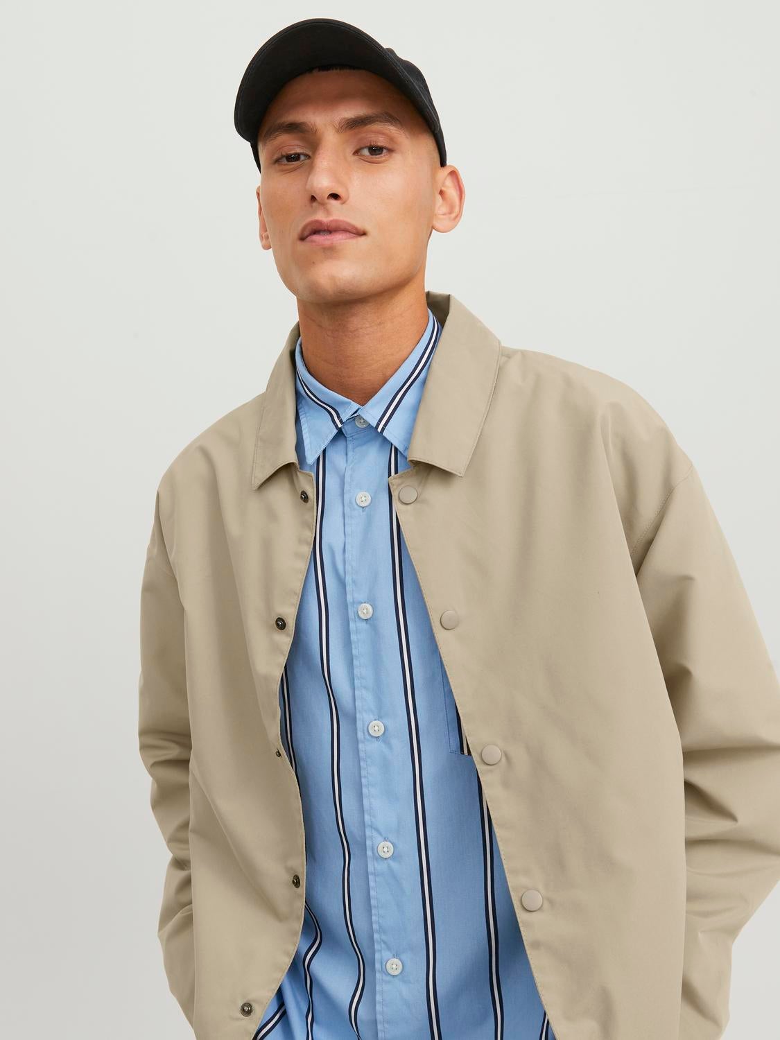 Beige coach sale jacket