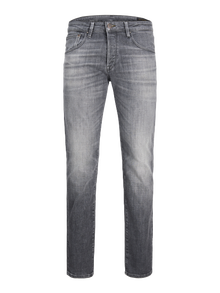 Jack & Jones JJITIM JJDAVIS JJ 674 NOOS Slim Straight Fit -Grey Denim - 12237803