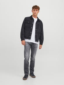 Jack & Jones JJITIM JJDAVIS JJ 674 NOOS Slim Straight Fit -Grey Denim - 12237803
