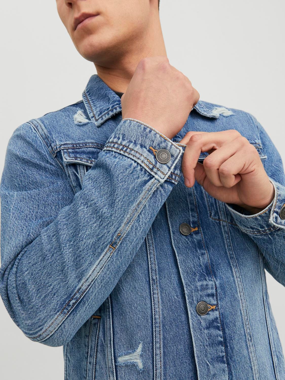 Jack & Jones Farmerkabát -Blue Denim - 12237823