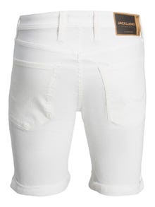 Jack & Jones Regular Fit Jeans Shorts -White Denim - 12237869