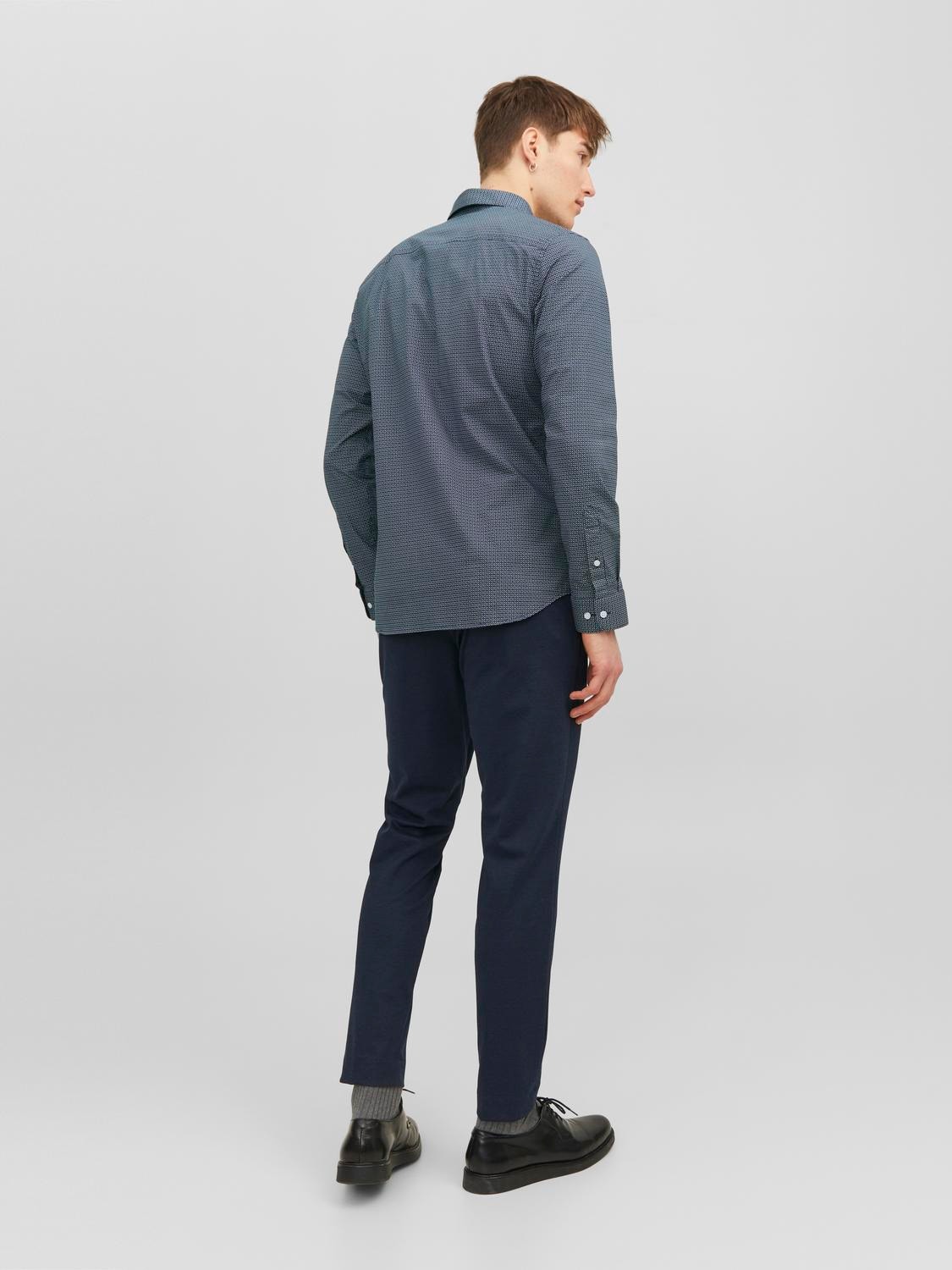 Jack & Jones Slim Fit Koszula wizytowa -Navy Blazer - 12237914