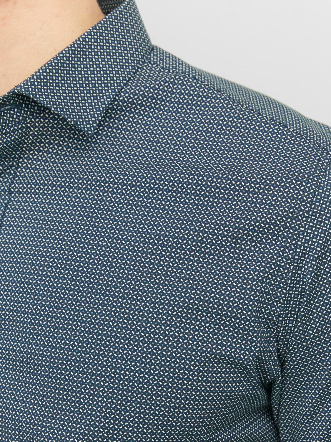 Jack & Jones Slim Fit Formell skjorte -Navy Blazer - 12237914
