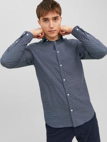 Jack & Jones Slim Fit Formell skjorta -Navy Blazer - 12237914