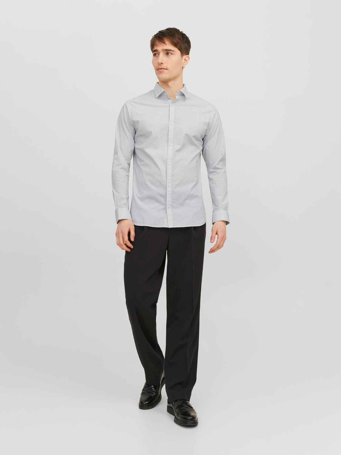 Jack & Jones Camisa Formal Slim Fit -Grape Leaf - 12237914