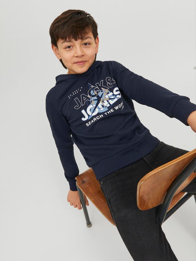 Jack & Jones Sweat à capuche Logo Pour les garçons - 12237932