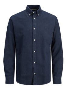 Jack & Jones Slim Fit Skjorta -Perfect Navy - 12237937