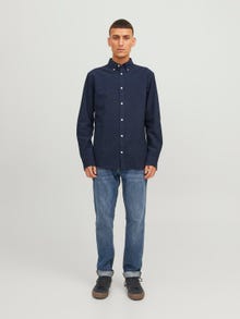Jack & Jones Camisa Slim Fit -Perfect Navy - 12237937