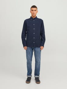 Jack & Jones Slim Fit Skjorta -Perfect Navy - 12237937