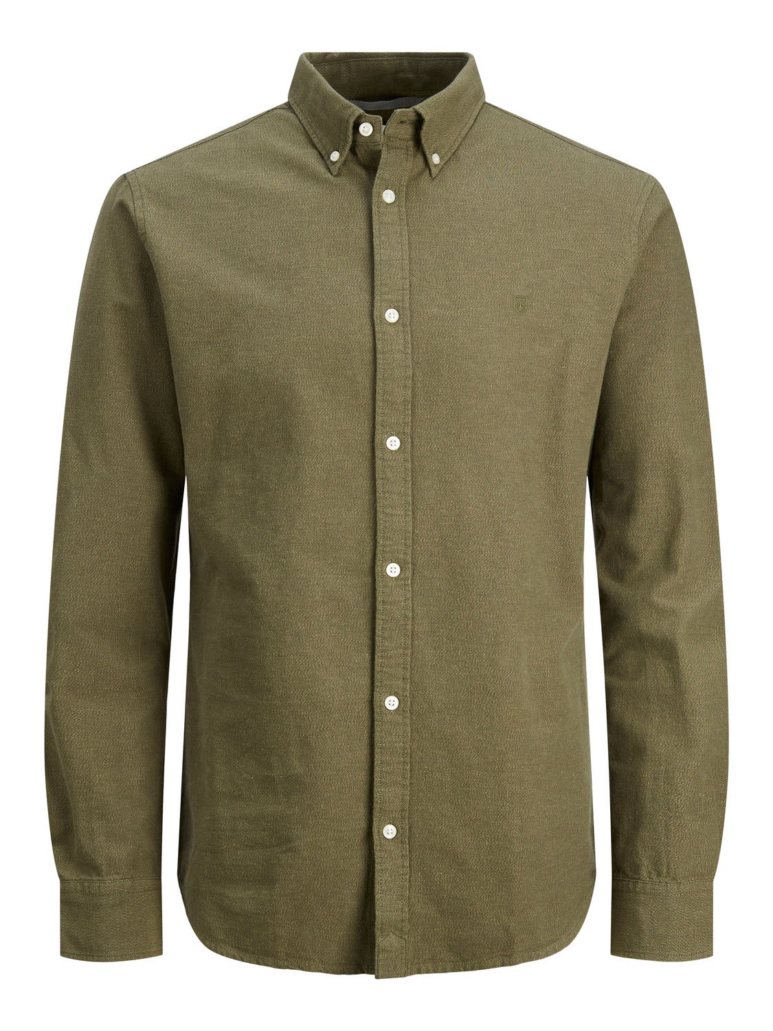 JACK & JONES Herrenhemd Plus Slim Fit – Langarmhemd Aus 70% Baumwolle & 30% Leinen, Lässig & Atmungsaktiv