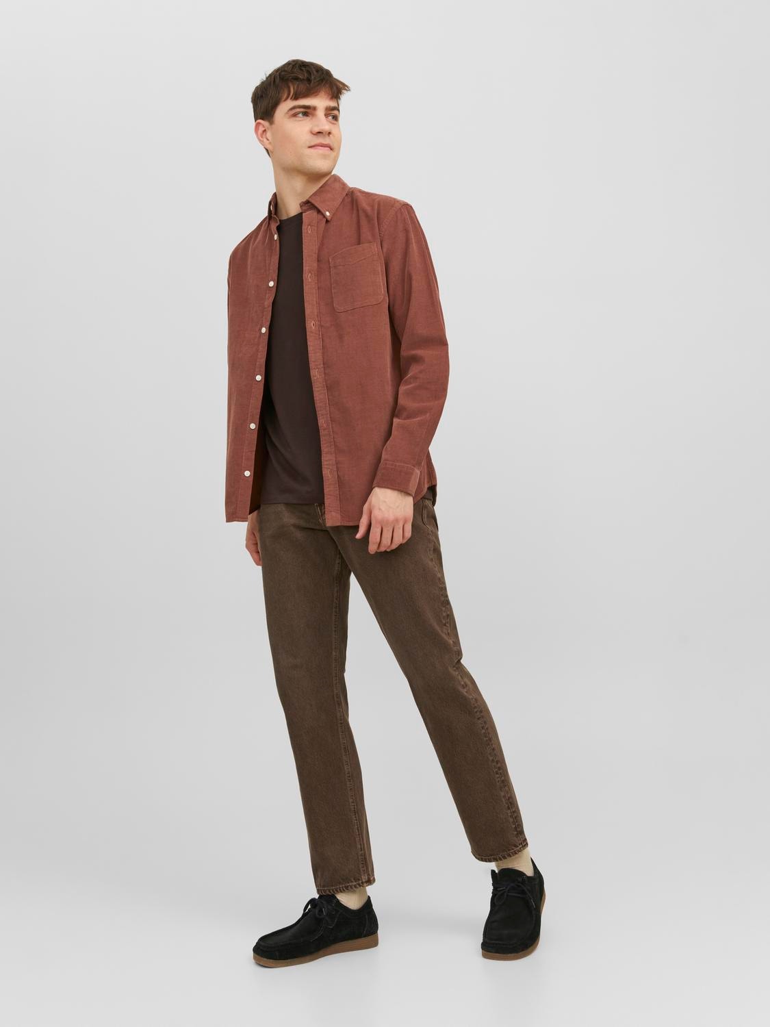 Jack & Jones Κανονικό -Cambridge Brown - 12237938