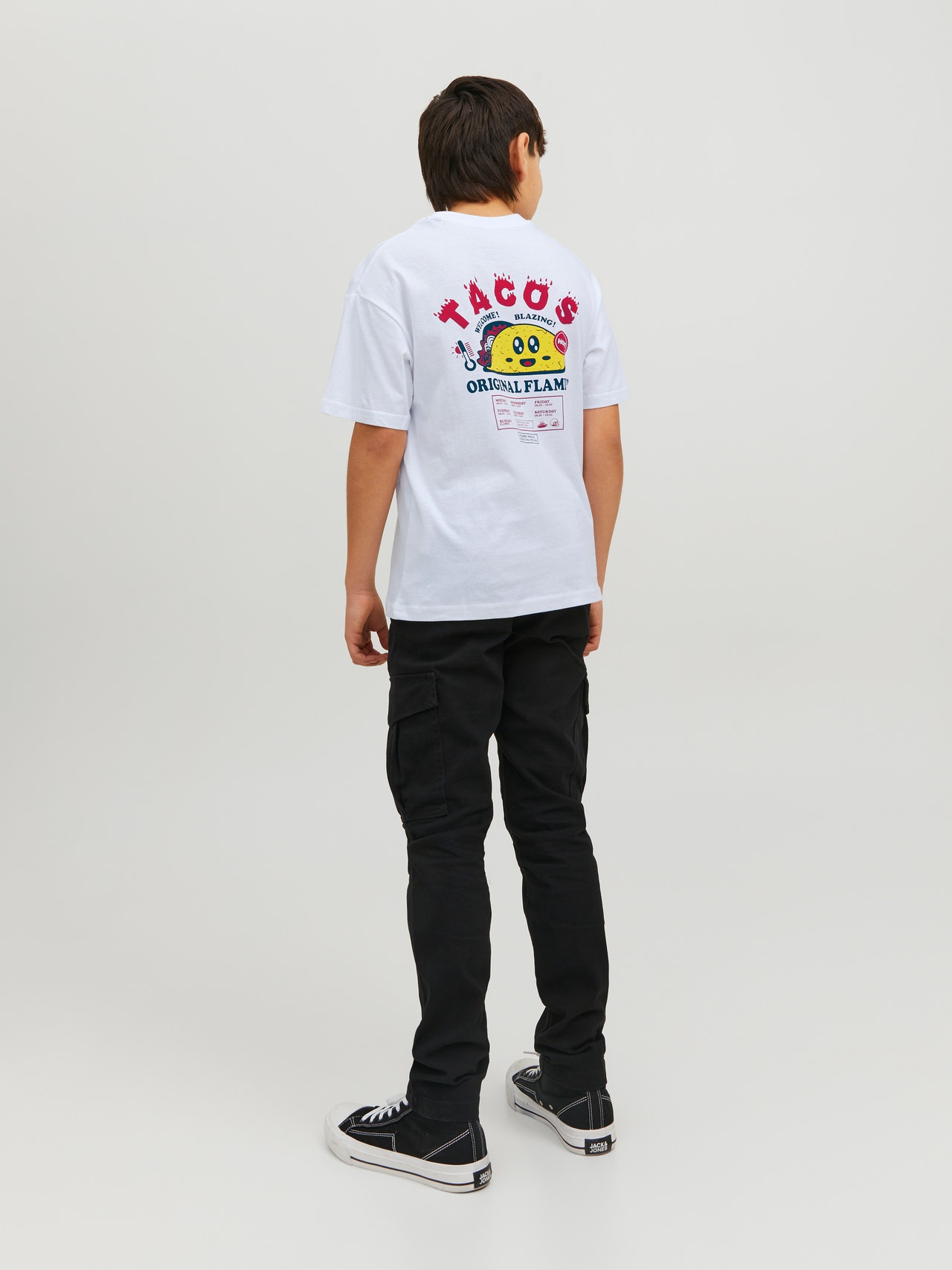 Jack & Jones Trykk T-skjorte For gutter -White - 12237939