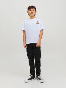 Jack & Jones Poikien Painettu T-paita -White - 12237939