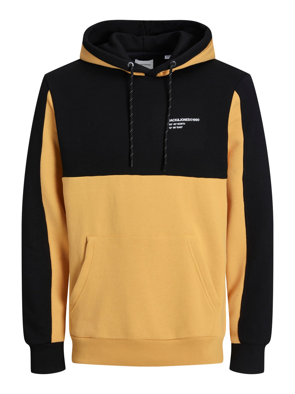 North face black and cheap gold hoodie