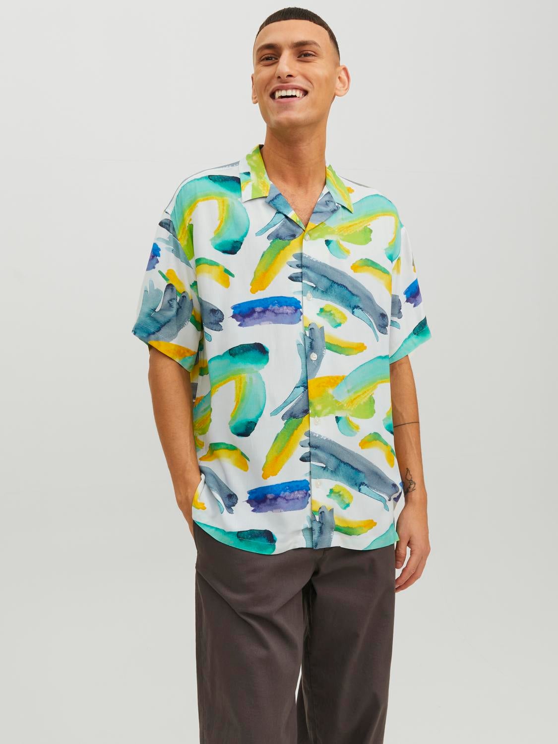 Regular Fit Hawaii-hemd