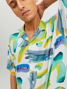 Jack & Jones Regular Fit Resort shirt -Cloud Dancer - 12237959