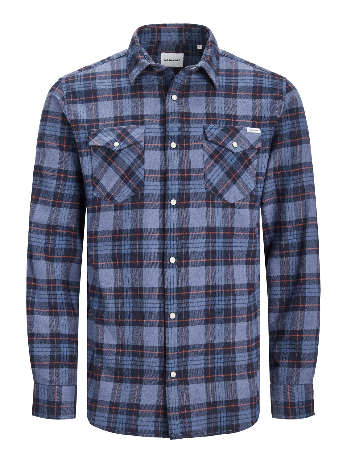 Jack & Jones Slim Fit Checked shirt -Vintage Indigo - 12238027