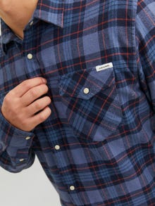 Jack & Jones Slim Fit Checked shirt -Vintage Indigo - 12238027