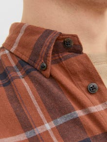 Jack & Jones Chemise à carreaux Comfort Fit -Cambridge Brown - 12238032