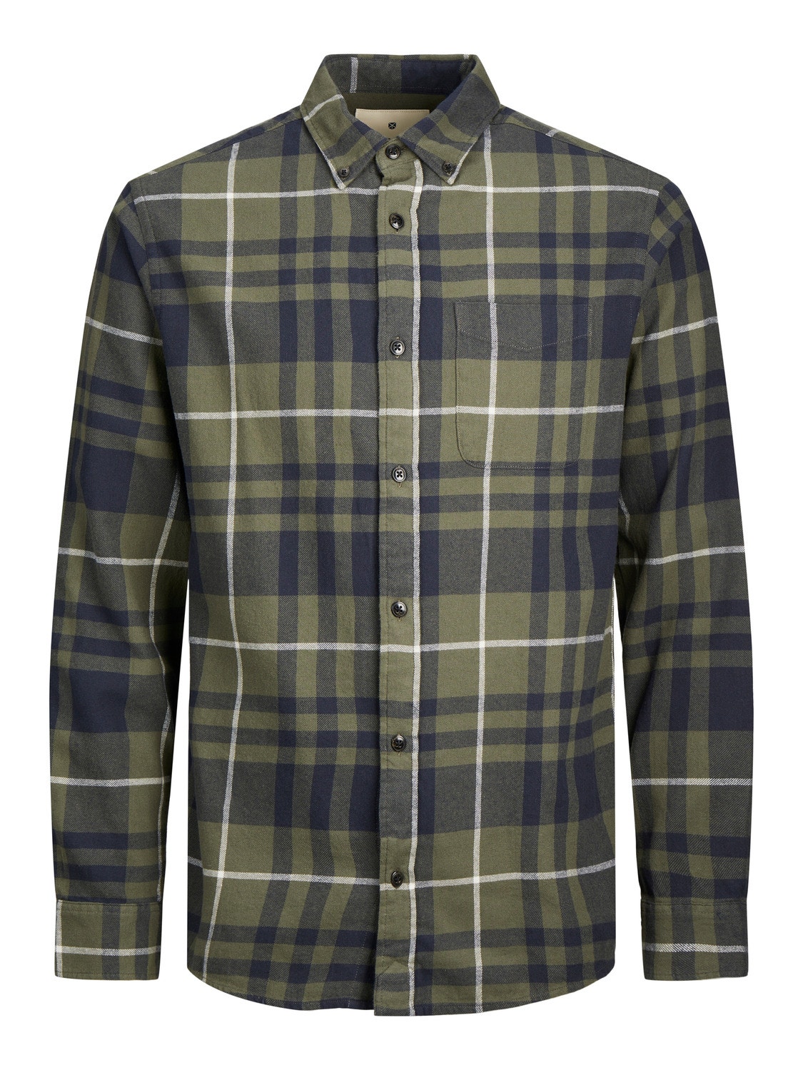 Jack & Jones Comfort Fit Checked shirt -Grape Leaf - 12238032