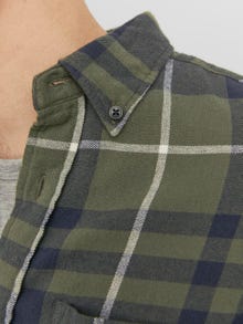 Jack & Jones Comfort Fit Ternet skjorte -Grape Leaf - 12238032