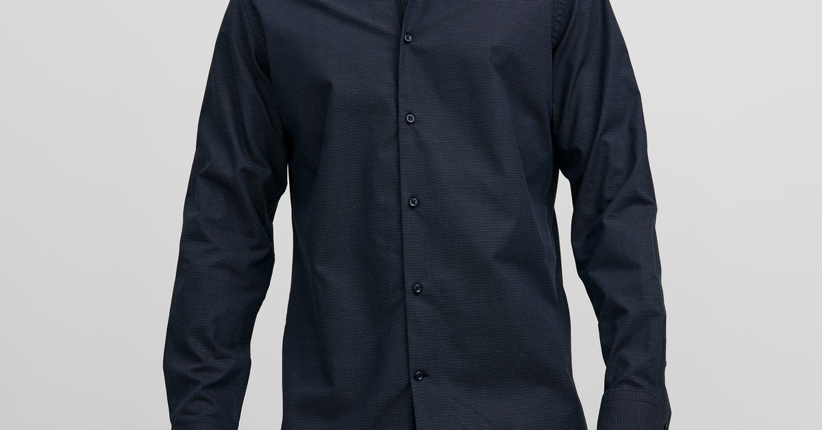 Jake*s Slim fit zakelijk overhemd met effen structuur in wit online kopen | P&C Jake*s Slim fit zakelijk overhemd met effen structuur in wit online kopen | P&C