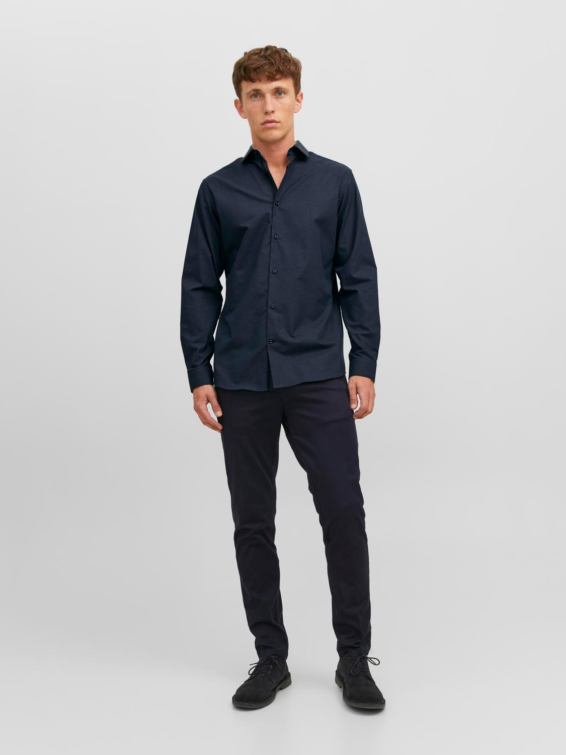 Jack & Jones Camisa formal Slim Fit -Perfect Navy - 12238034
