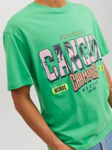 Jack & Jones T-shirt Imprimé Col rond -Island Green - 12238161