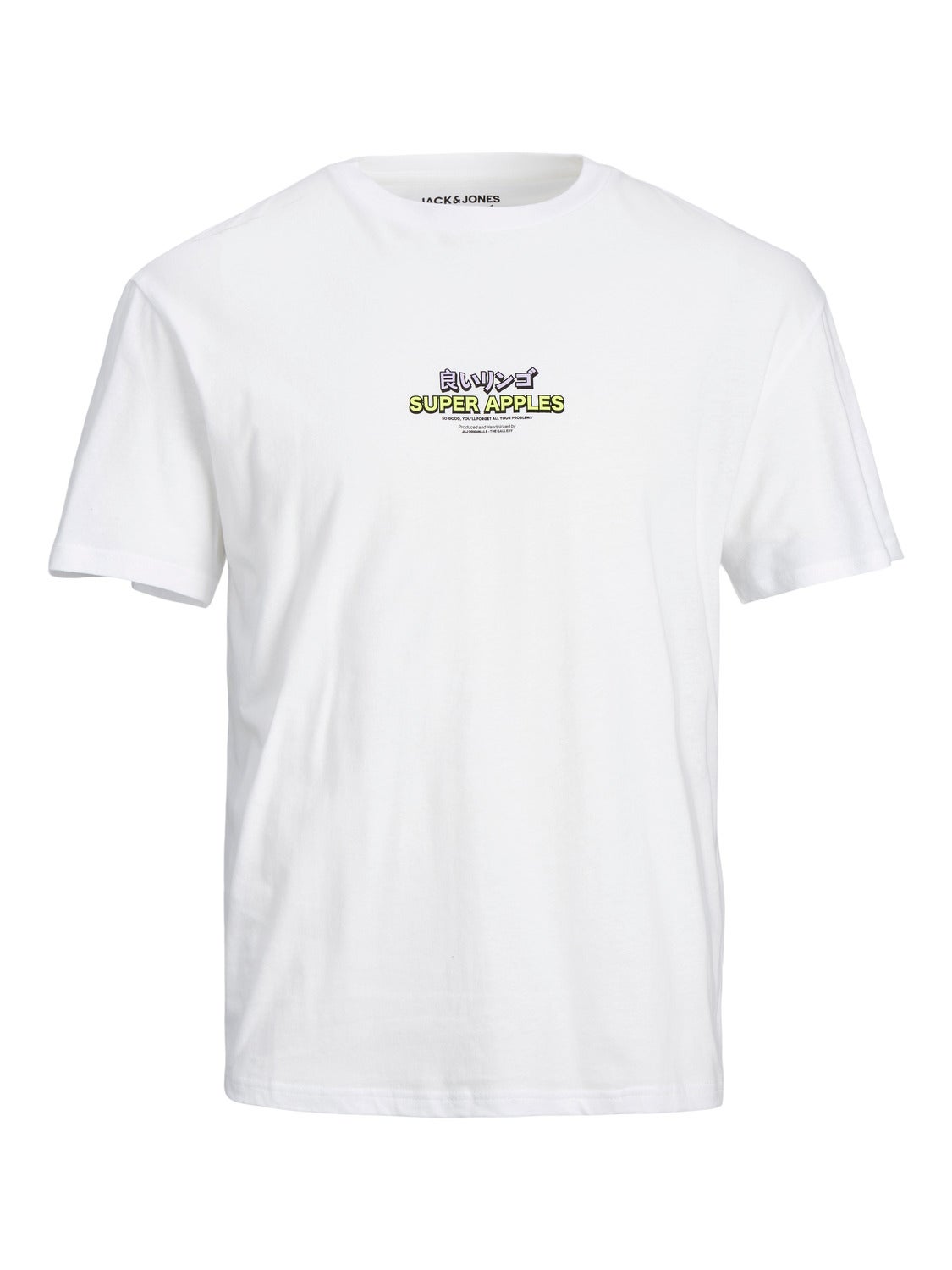 Printed Crew neck T-shirt | White | Jack & Jones®