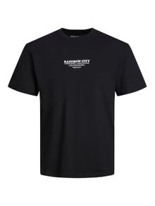 Jack & Jones Camiseta Estampado Cuello redondo -Black - 12238163