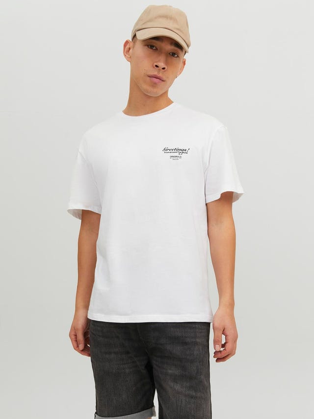 Jack & Jones T-shirt Imprimé Col rond - 12238165