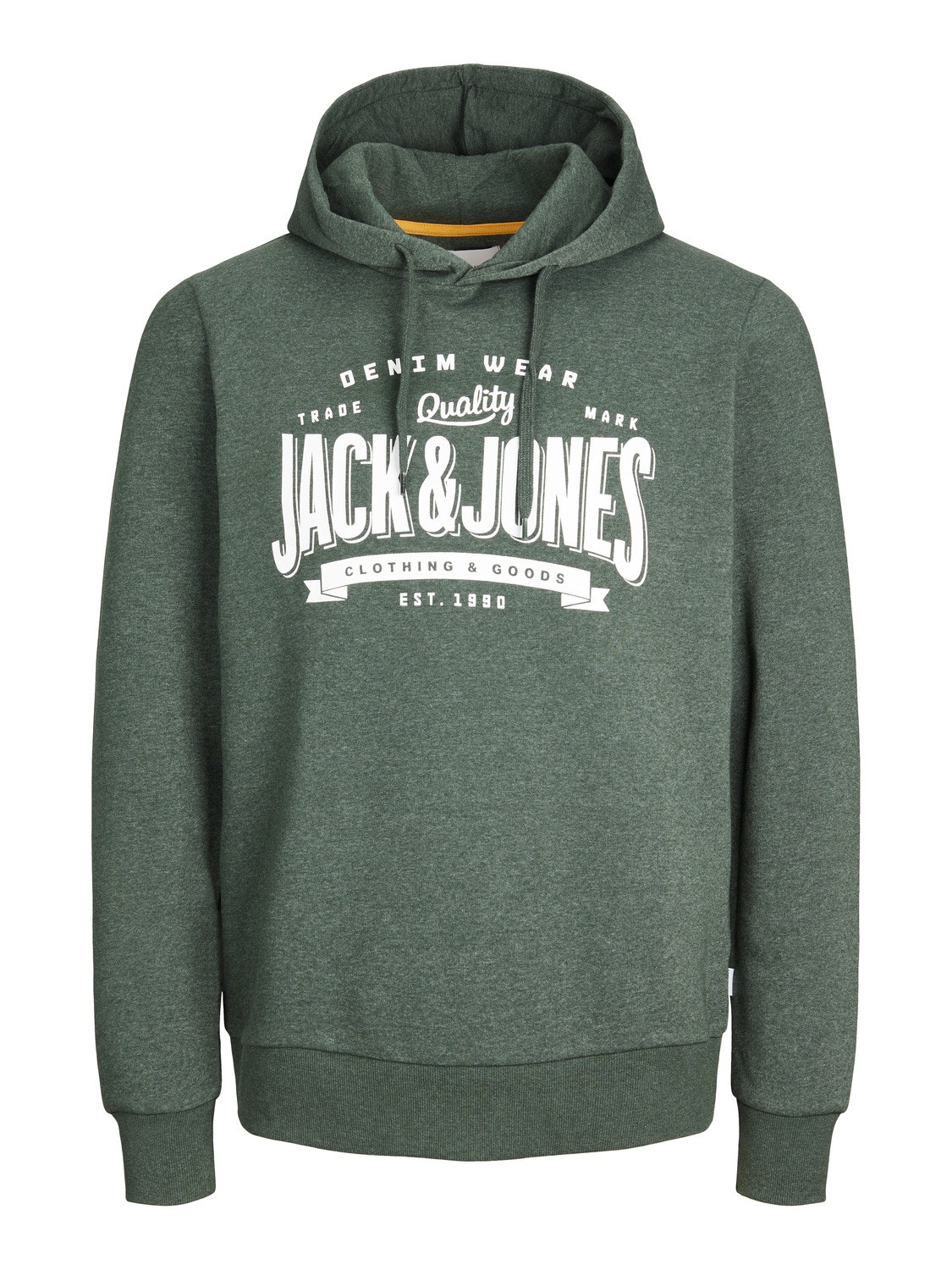 Jack & Jones Logo Hoodie -Mountain View - 12238250