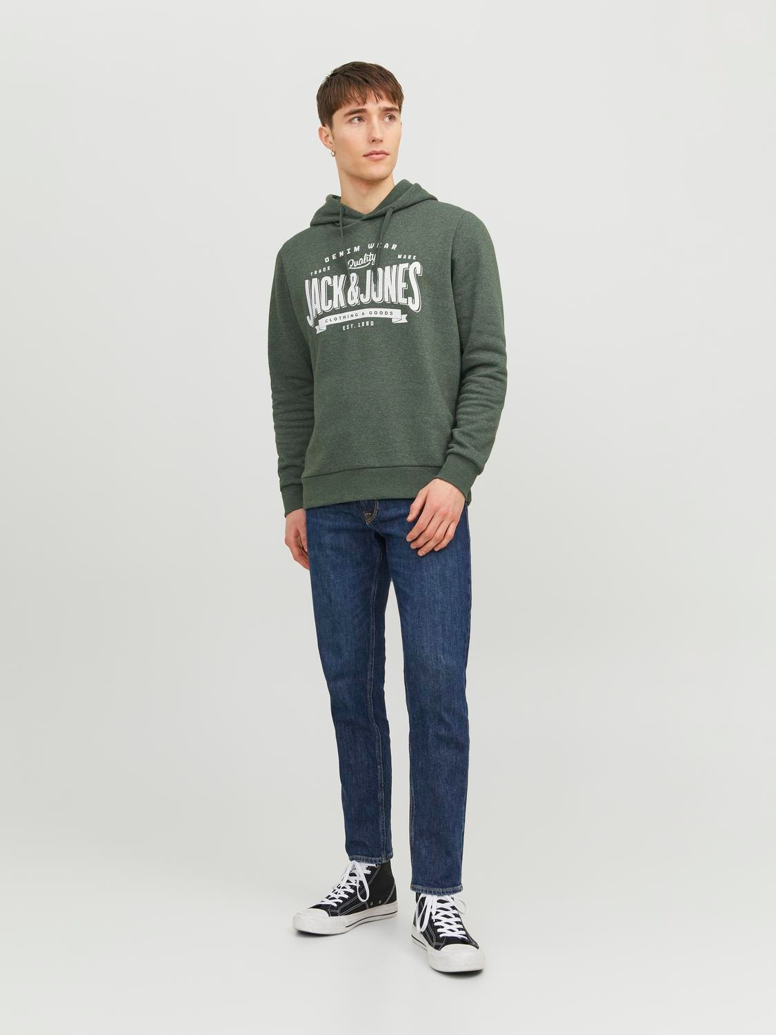 Jack & Jones Hoodie Logo -Mountain View - 12238250