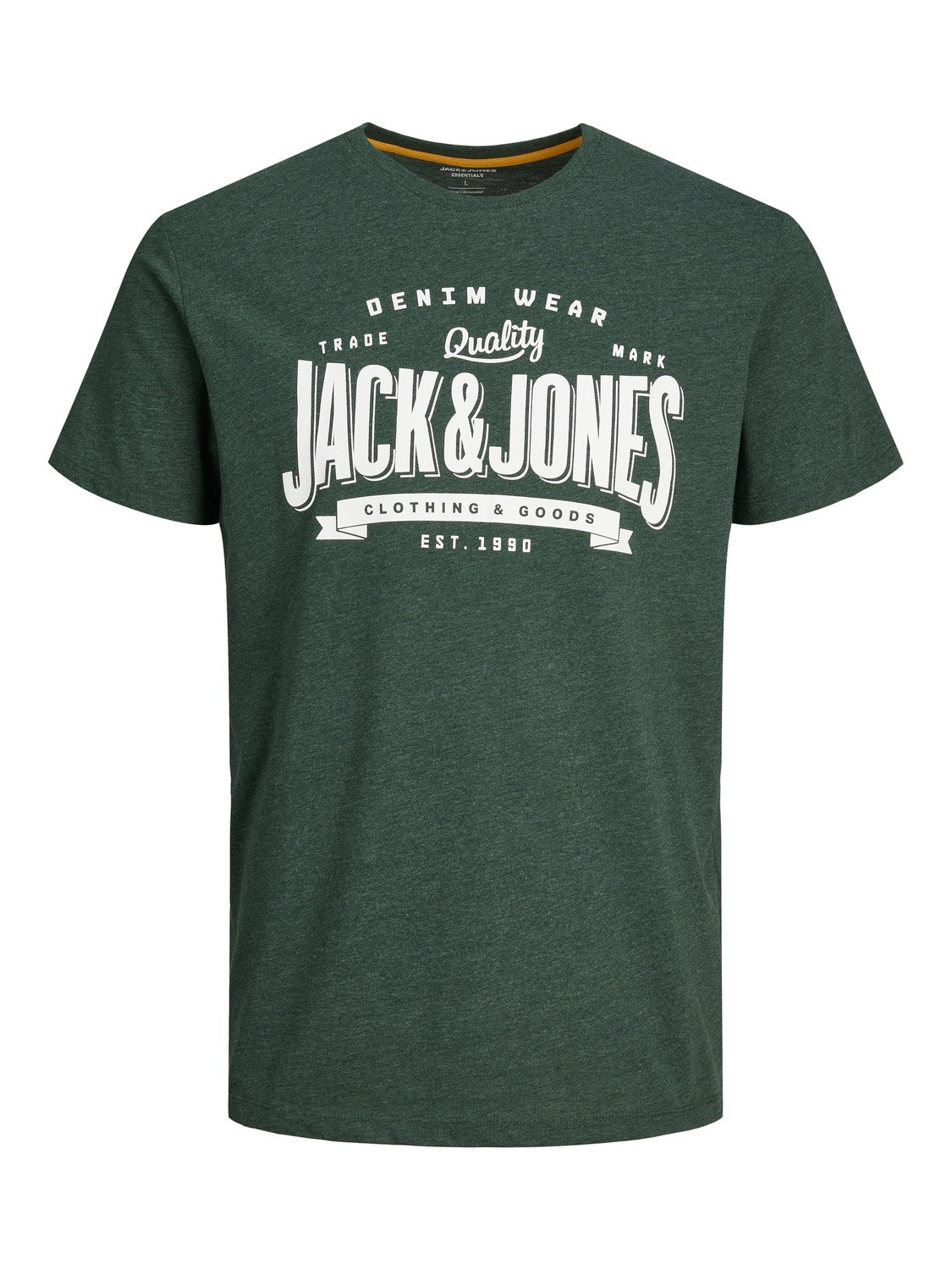 Jack & Jones Logo Pyöreä pääntie T-paita -Mountain View - 12238252
