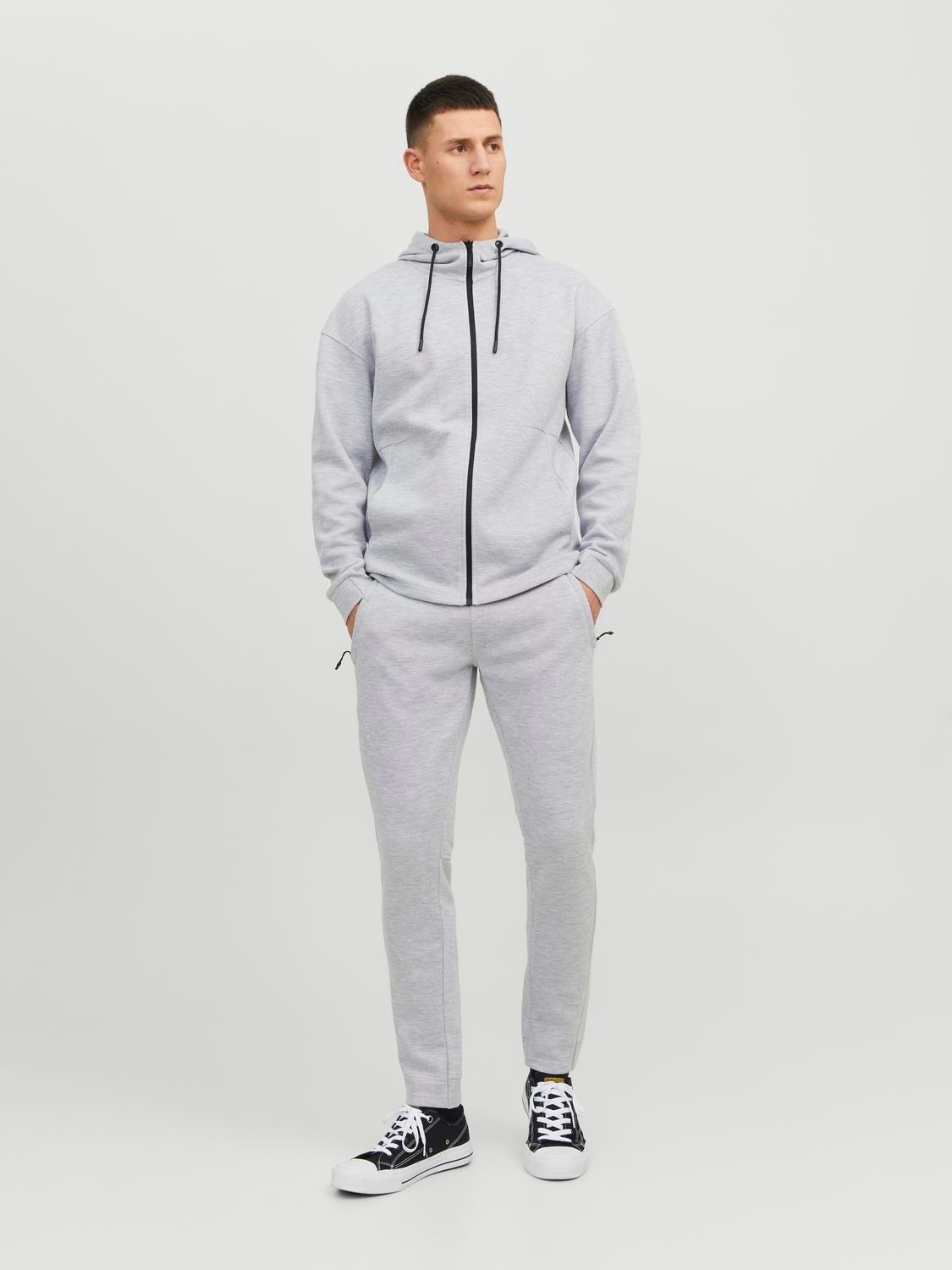 Jack & Jones Regular Fit Melegítőnadrág -Light Grey Melange - 12238368