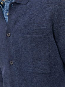 Jack & Jones Knitted cardigan -Maritime Blue - 12238422