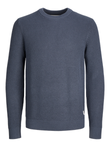 R.D.D. ROYAL DENIM DIVISION Vienspalvis Megztinis -Ombre Blue - 12238614