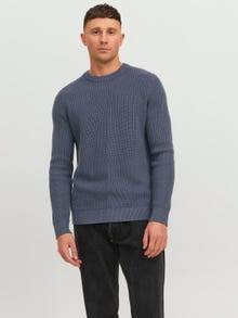 R.D.D. ROYAL DENIM DIVISION Vienspalvis Megztinis -Ombre Blue - 12238614