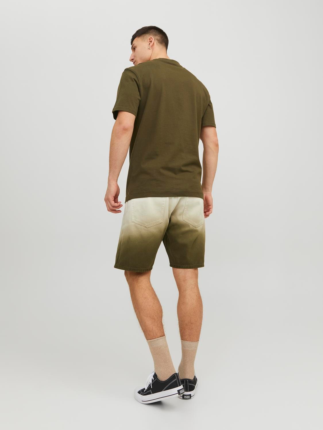 Jack & Jones Loose Fit Denim shorts -Olive Night - 12238627