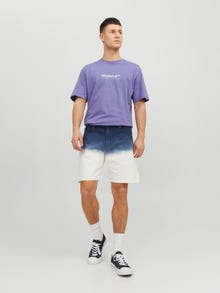 Jack & Jones Loose Fit Denim shorts -Navy Blazer - 12238627