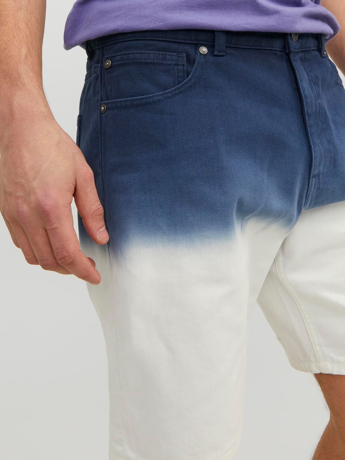 Jack & Jones Loose Fit Jeans Shorts -Navy Blazer - 12238627