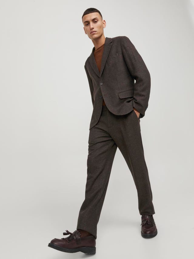 Jack & Jones JPRTWEED Slim Fit Tailored Trousers - 12238680