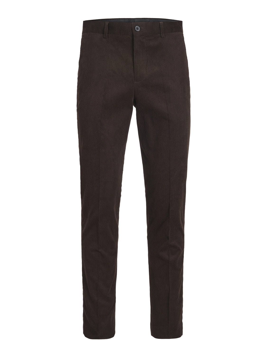 Jack & Jones JPRCORDUROY Slim Fit Tailored Trousers -Chocolate Torte - 12238698