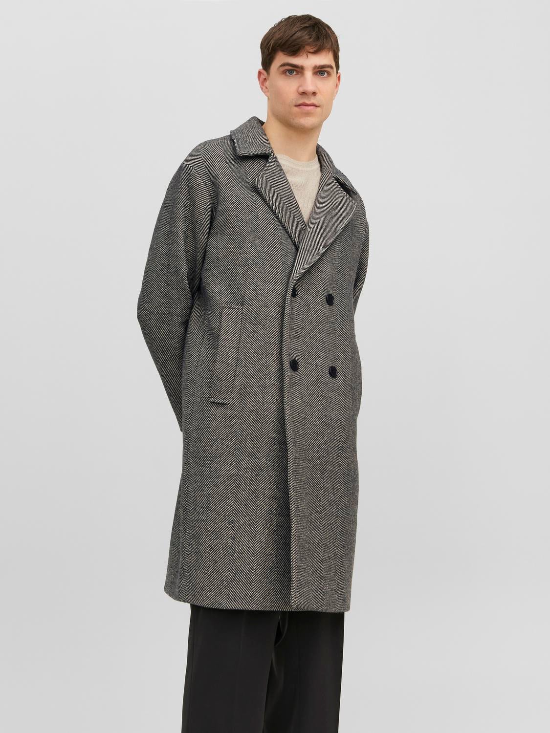 Jack and 2024 jones grey coat