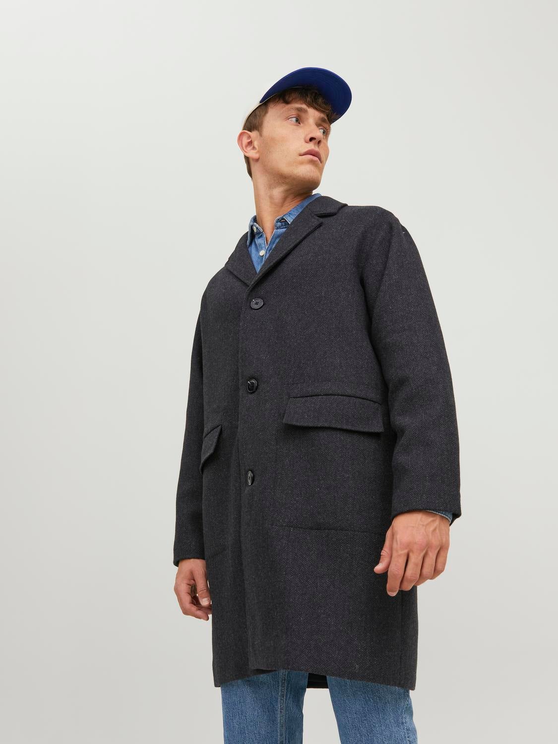 Jack and outlet jones overcoat