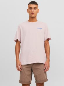 Jack & Jones Logó Környak Trikó -Violet Ice - 12238844