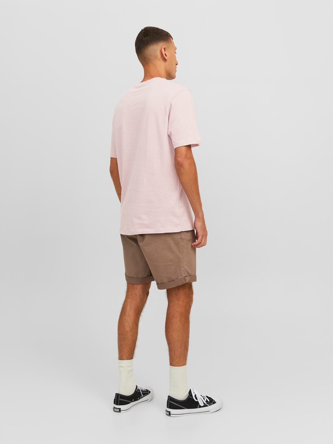 Jack & Jones Logó Környak Trikó -Violet Ice - 12238844