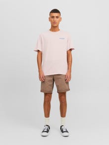 Jack & Jones Logó Környak Trikó -Violet Ice - 12238844