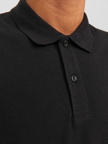 Jack & Jones Logo Skjortekrage T-skjorte -Black - 12238848