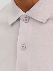 Jack & Jones Logo Shirt collar Polo -Violet Ice - 12238848